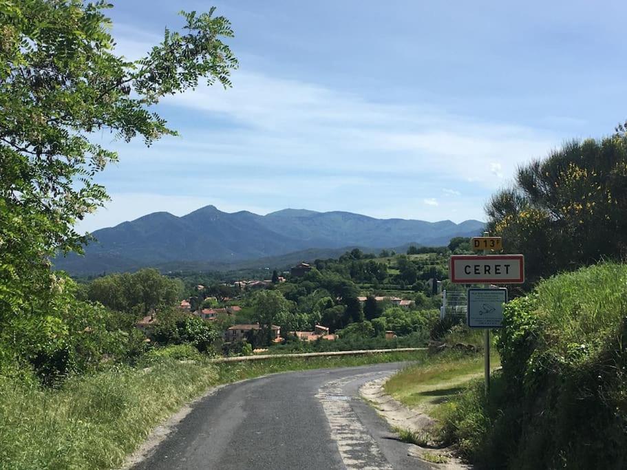 Au Coeur De Ville Avec Terrasse Céret Eksteriør bilde